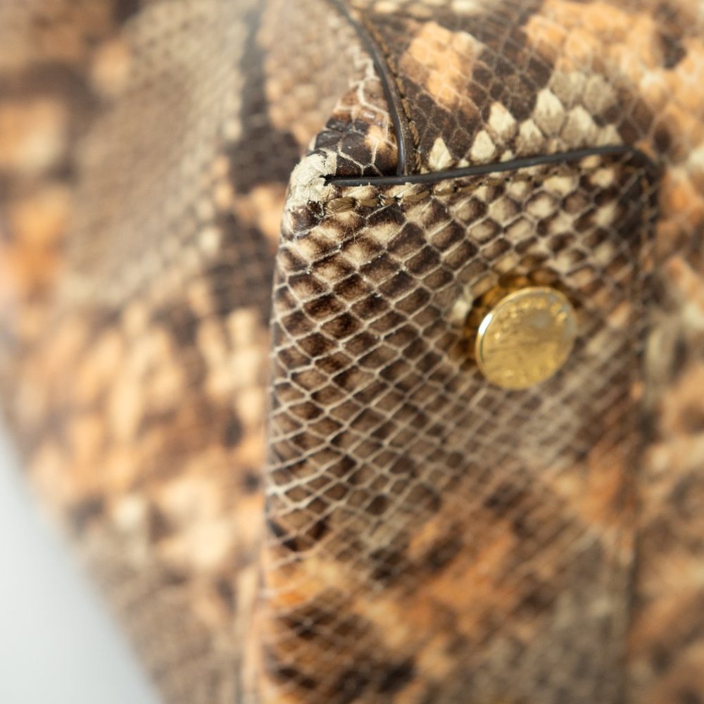 Michael Kors Python Embossed Leather Selma Tote - image 7